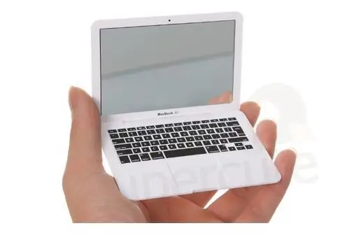Silver Air Shaped Mini Makeup MirrorBook Compact Mirror CJ09 | Красота и здоровье