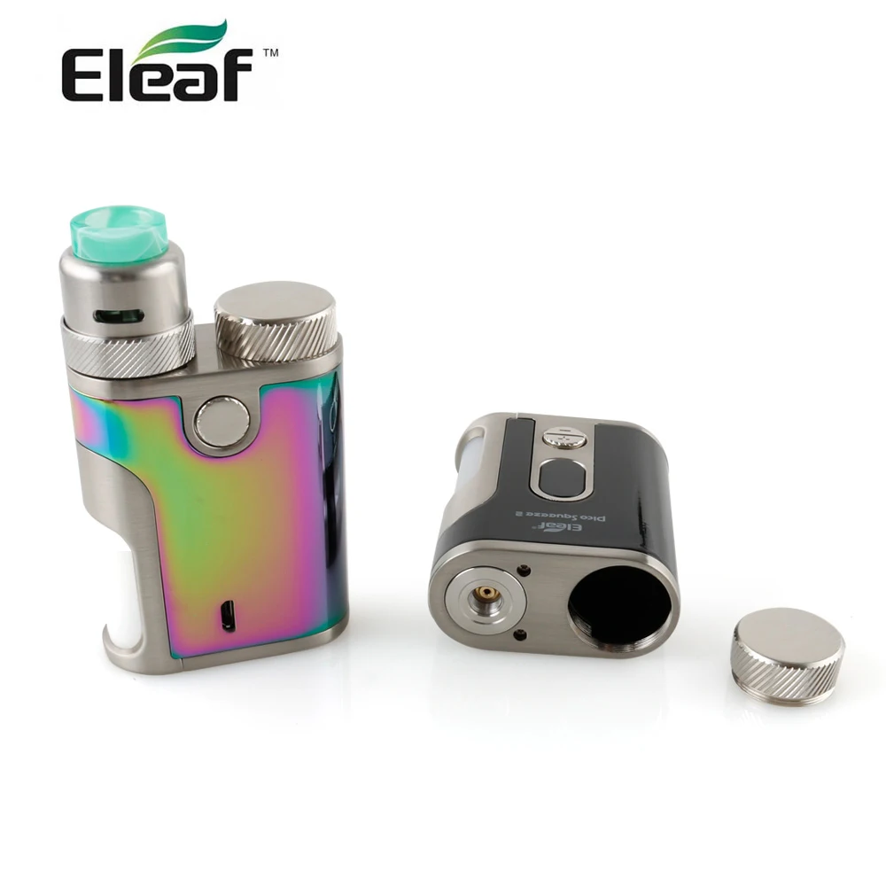 Оригинальный набор Eleaf Pico Squeeze 2 с атомайзером кораллового цвета RDA Емкость 6 5 мл