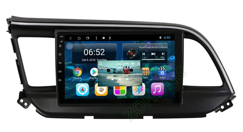 9 дюймов PIP 2.5D Octa 8 ядерный PIP Android для hyundai Elantra автомобильный DVD мультимедийный плеер радио gps Навигация BT wifi карта