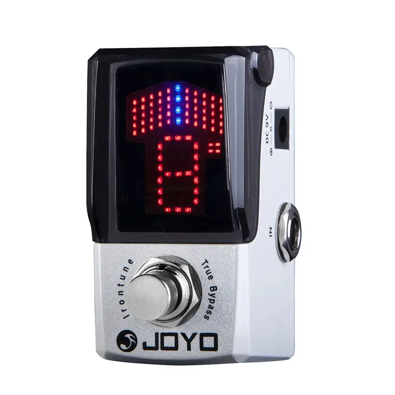 JOYO JF 326 Irontune Хроматическая электрическая гитара бас эффекты педаль тюнер Высокая