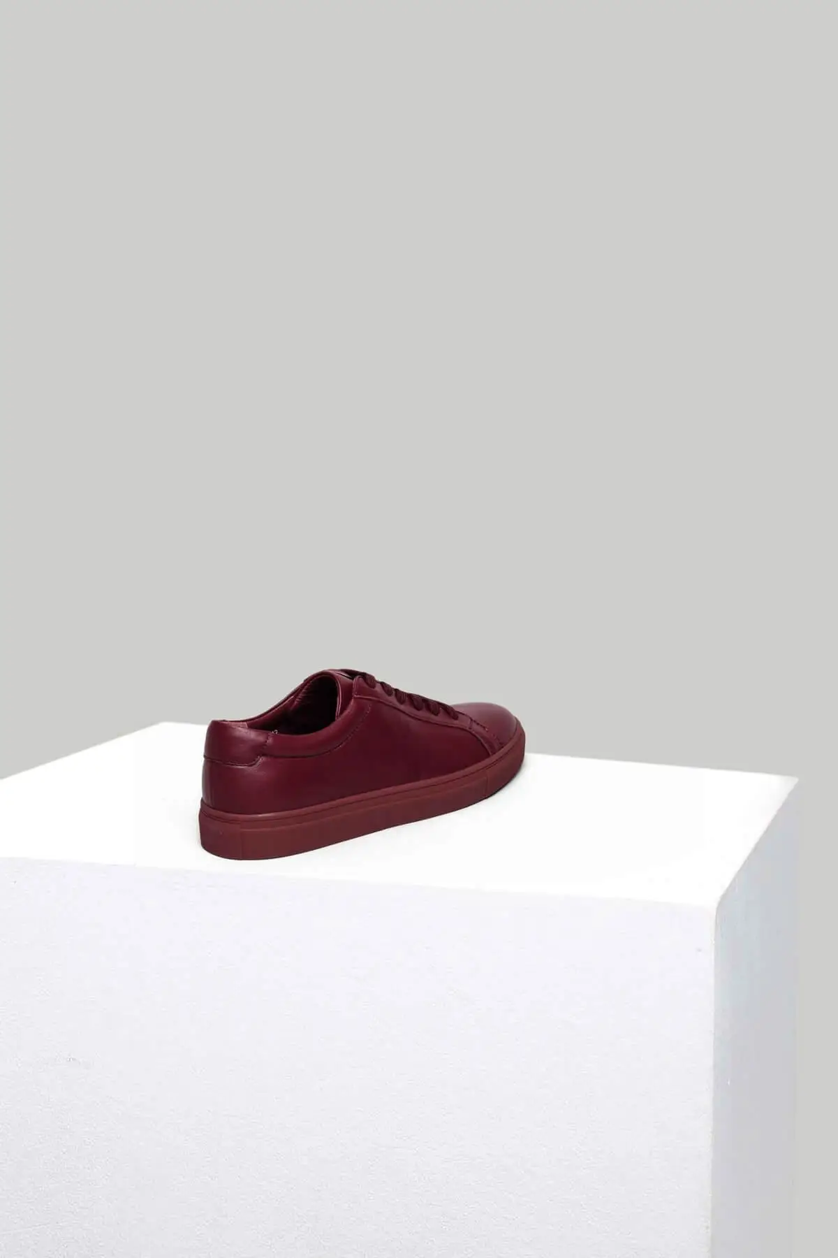 Derimod Мужская обувь из натуральной кожи бордового цвета | Обувь