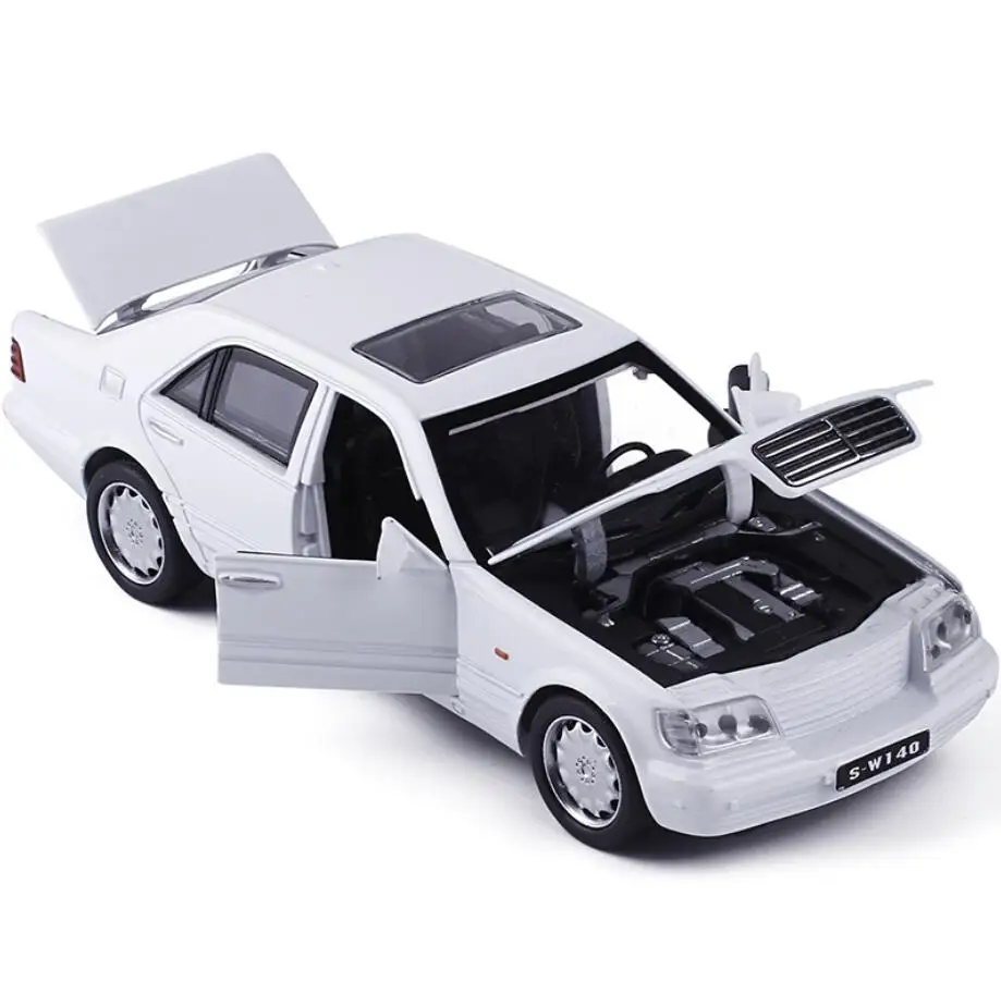 Новое поступление 1/32 S-W140 DieCasts автомобилей роскошная модель классический
