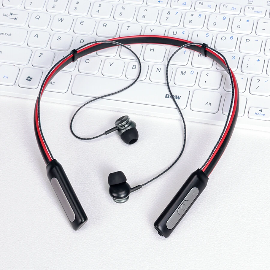 LYMOC шейные Bluetooth беспроводные наушники 11 мм Dymamic HiFi звуковые гарнитуры Складные