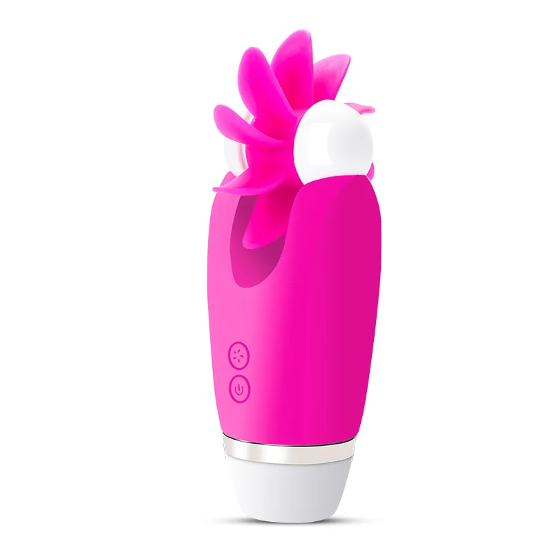 Силиконовый язык лизание Женский G Spot Клитор стимулирует присоска массажер
