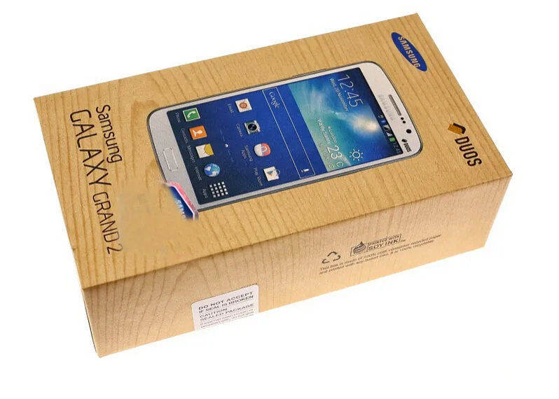 Оригинальный сотовый телефон Samsung Grand 2 G7102 камера 8 Мп GPS Wi Fi две SIM карты