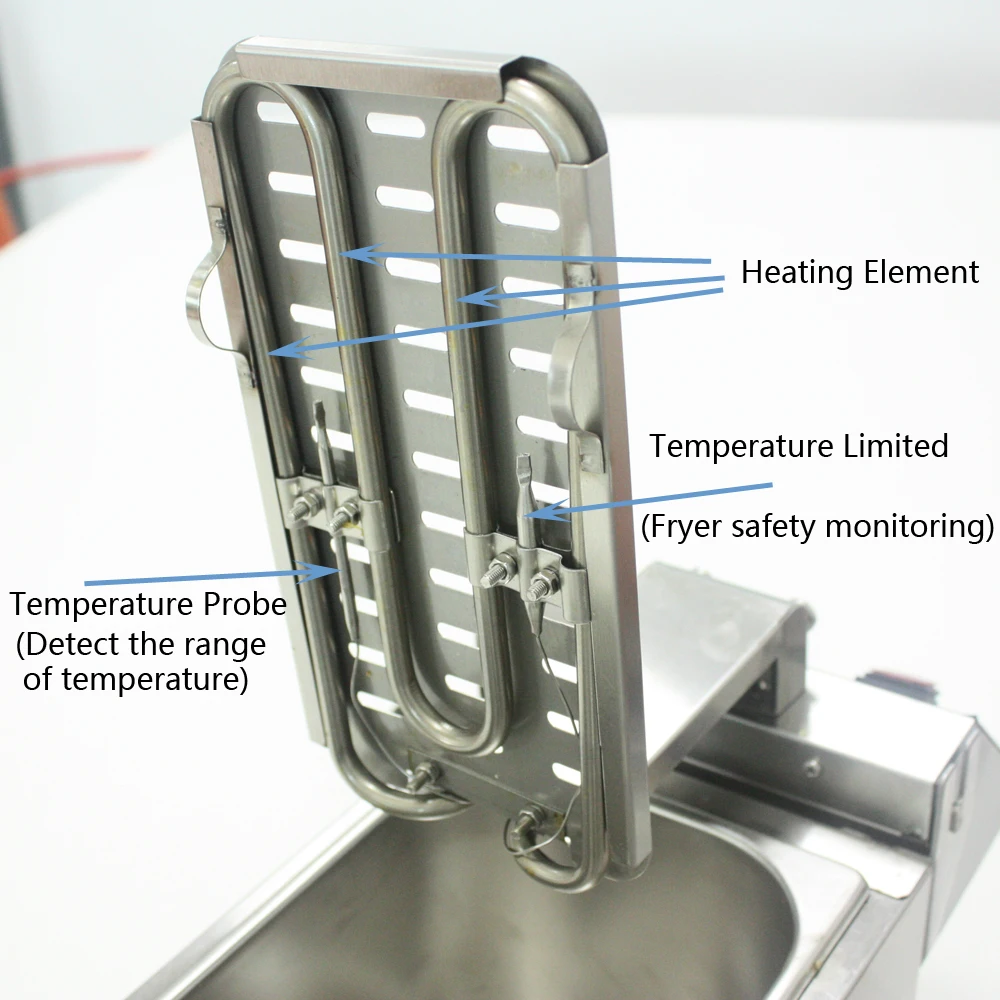 ITOP Коммерческая фритюрница одиночные танки электрическая машина для жарки