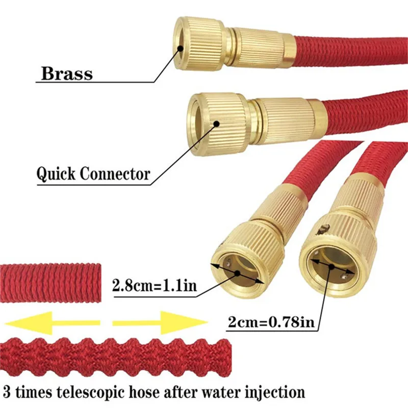 Шланг для сада Телескопический волшебный шланг телескопический высокого