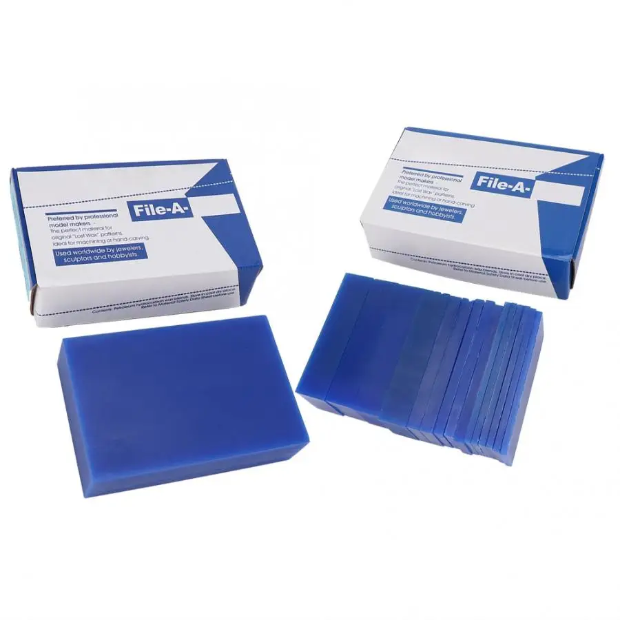 Professional Blue Wax Block Jewelry Carving Tool Making Model Processing Accessory for Jeweler a | Украшения и аксессуары