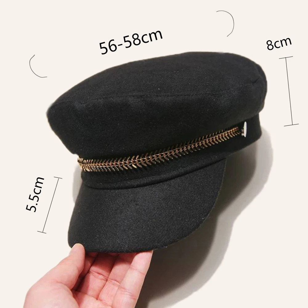 Новинка 2019 модные береты в стиле милитари для женщин и мужчин на осень зиму