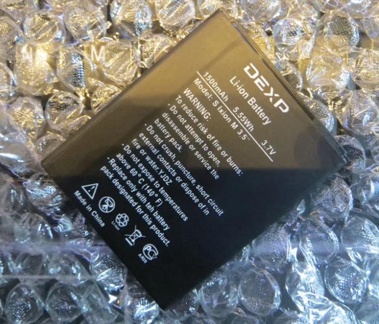 Для DEXP S IXION M 3 5 &quotаккумулятор 1500mah.&quot Мобильный телефон литий-ионный аккумулятор