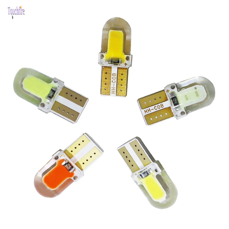 2 шт. Автомобильные светодиодные лампы 168 501 W5W 12 в 6000 К|Передние LED-фары для авто| |