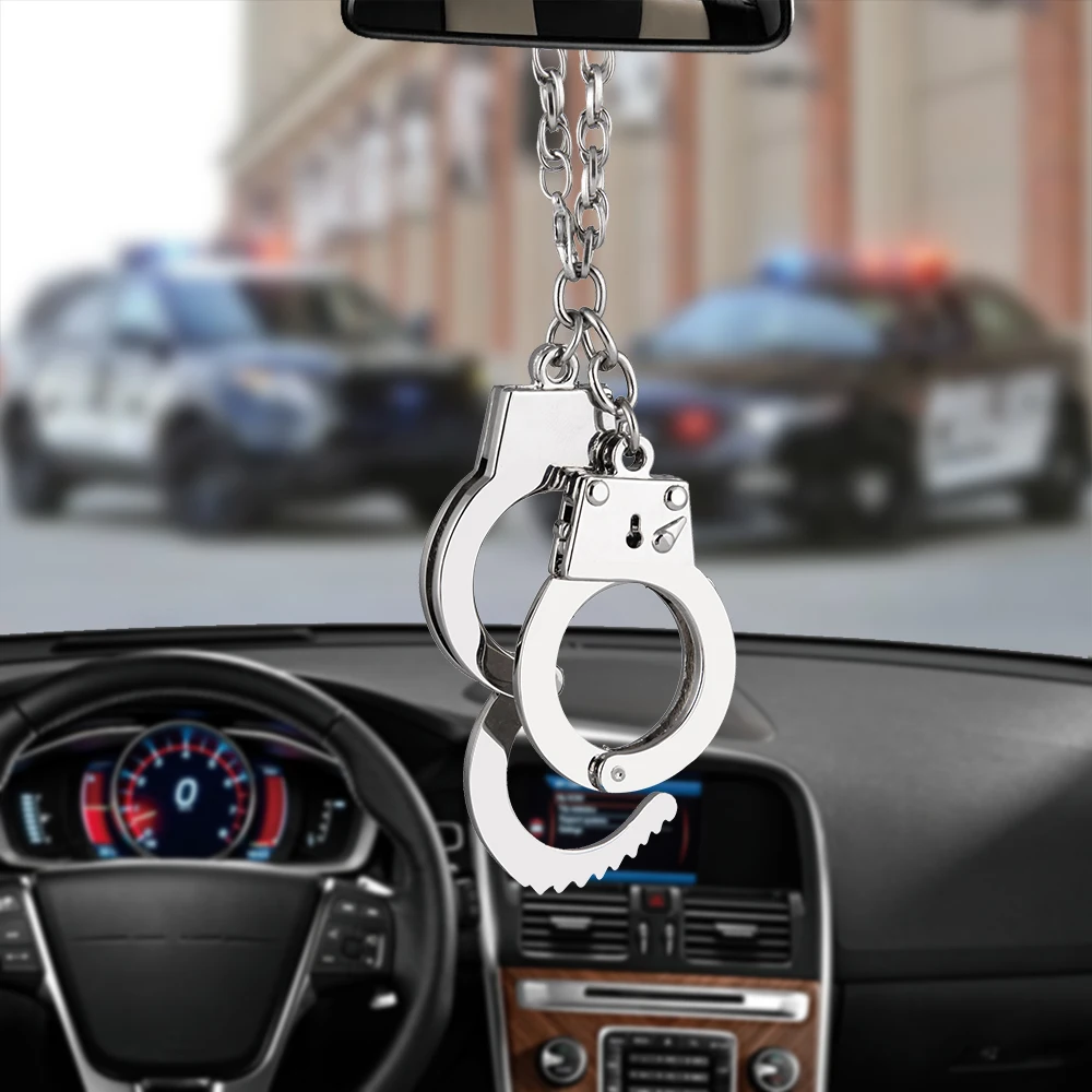Bemost автомобильный кулон наручники висячие украшения автомобили зеркало заднего