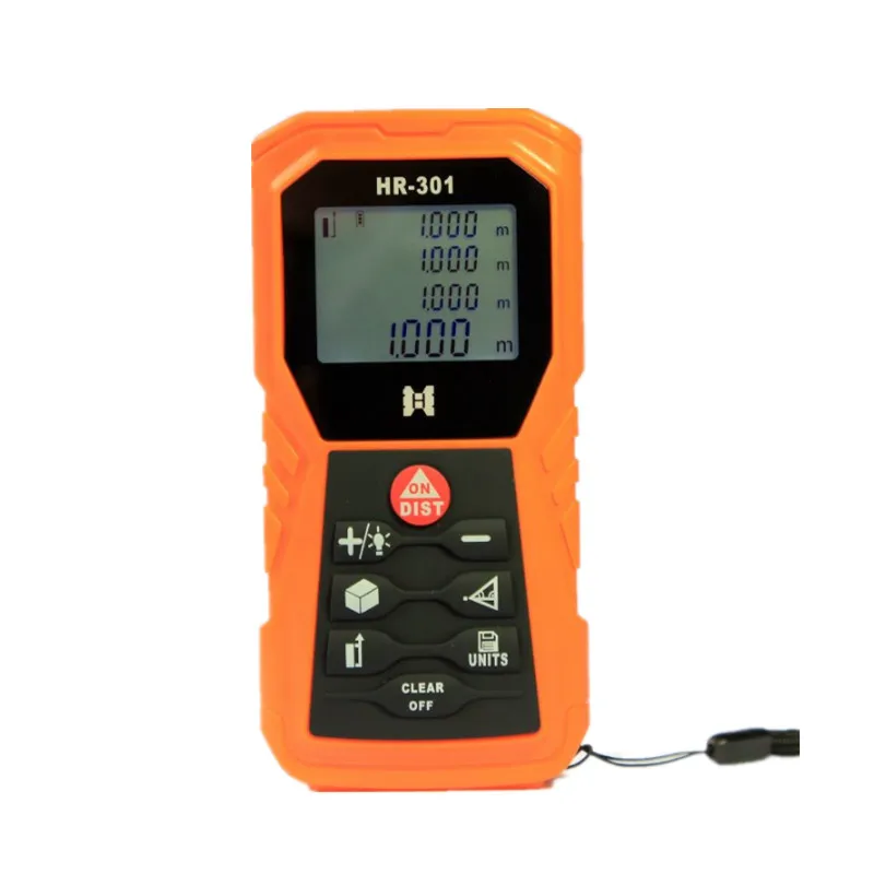 Портативный лазерный дальномер миниатюрный 80 м цифровая линейка измеритель