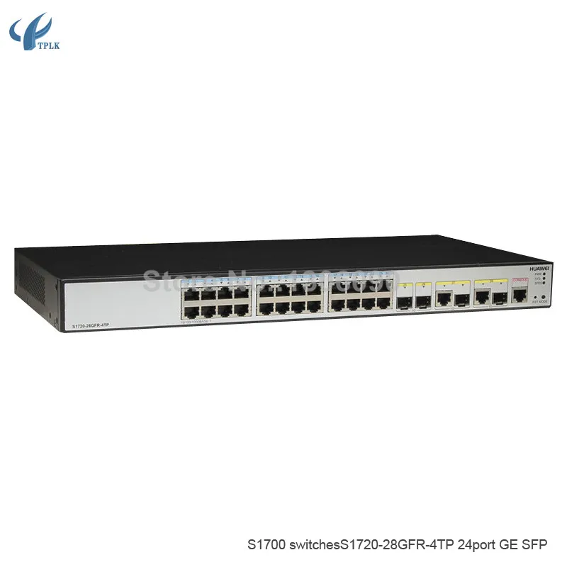 Huawei s1720 28gfr 4tp 24 гигабитных порта + 4 Gigabit SFP управления сетью коммутаторы|sfp port|huawei