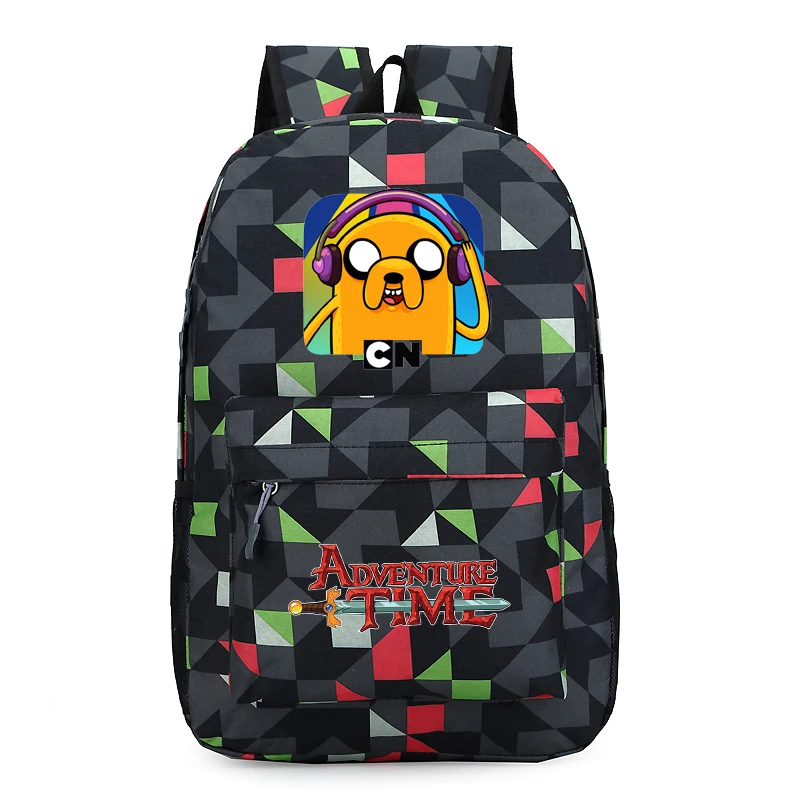 Рюкзак с изображением Финна из Adventure Time and Jake для мальчиков и девочек-подростков