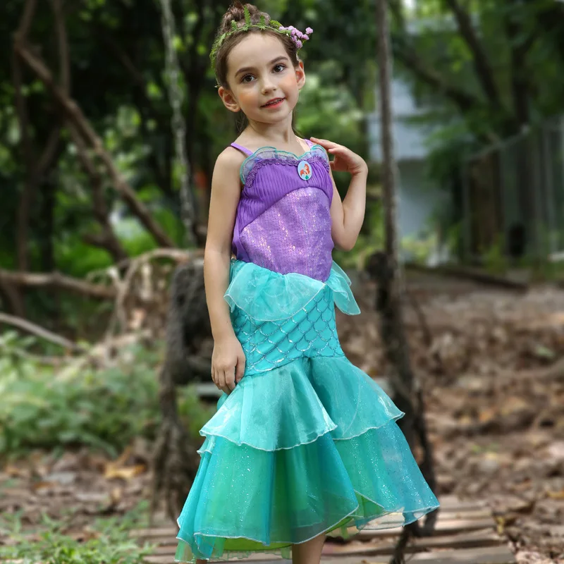 2019 Summer Girls Princess Dresses Baby Girl Birthday Party Wedding Dress For Kids Cosplay Costumes Clothing Children's Clothes | Детская
