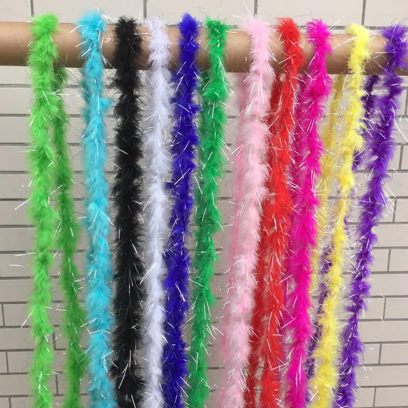 Свадебное боа из перьев цыпленка 2 ярда нарядное платье марабу 11 цветов 1 шт./лот |