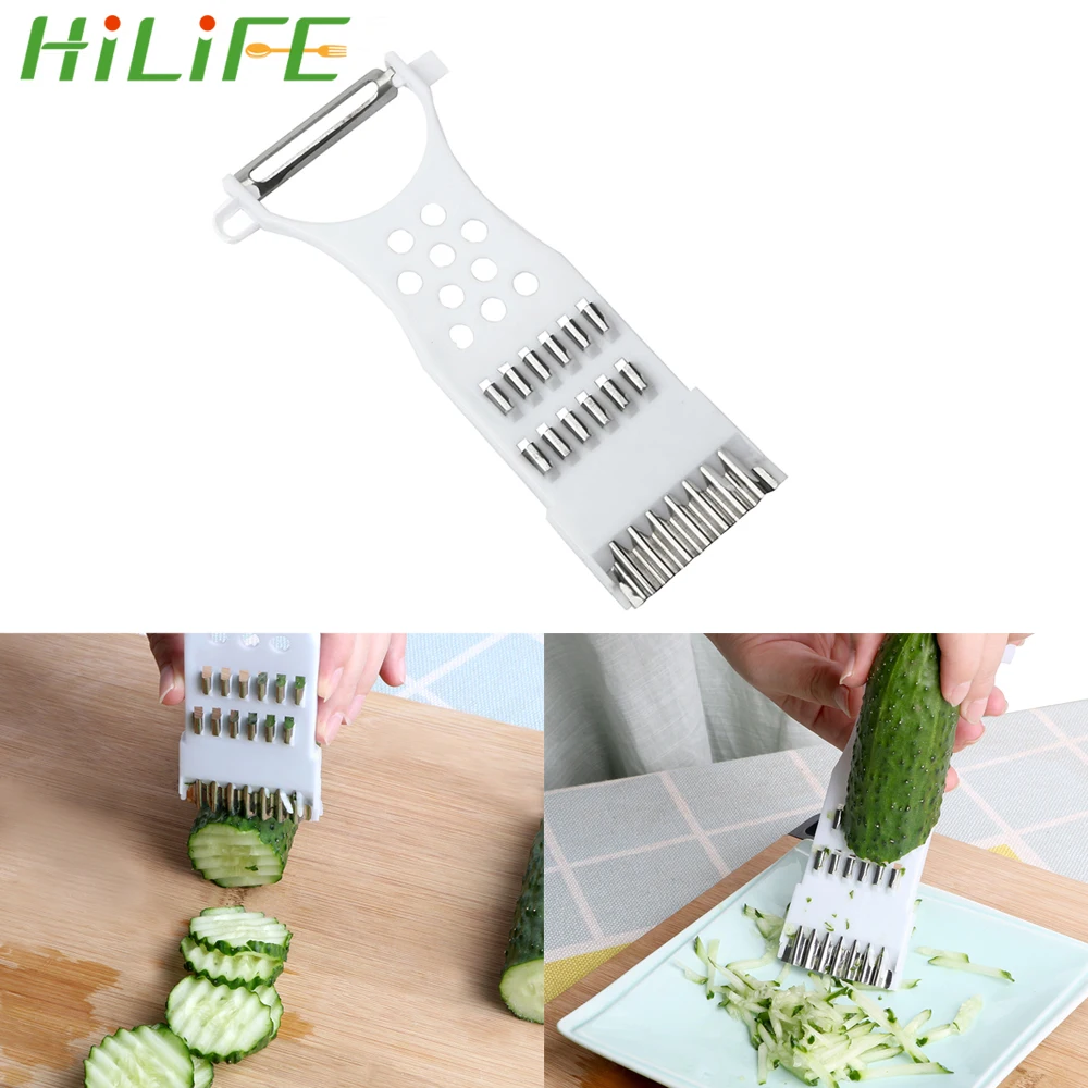 HILIFE резак для овощей фруктов инструмент чистки чеснока огурцов моркови терки