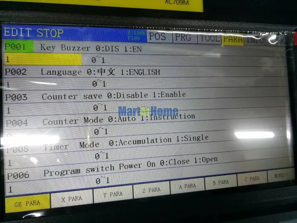 XC709D 3~ 6 осевая USB система управления с ЧПУ FANUC g-код поддержка офлайн фрезерование расточные сверления подача английский и китайский