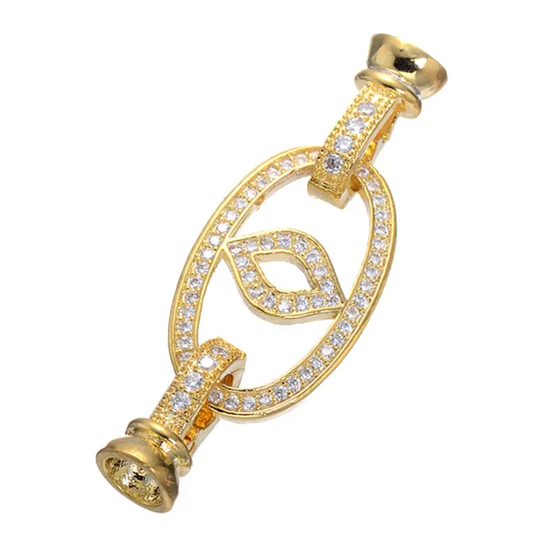 Модные микро проложить CZ горный хрусталь ювелирных изделий конечные бусины