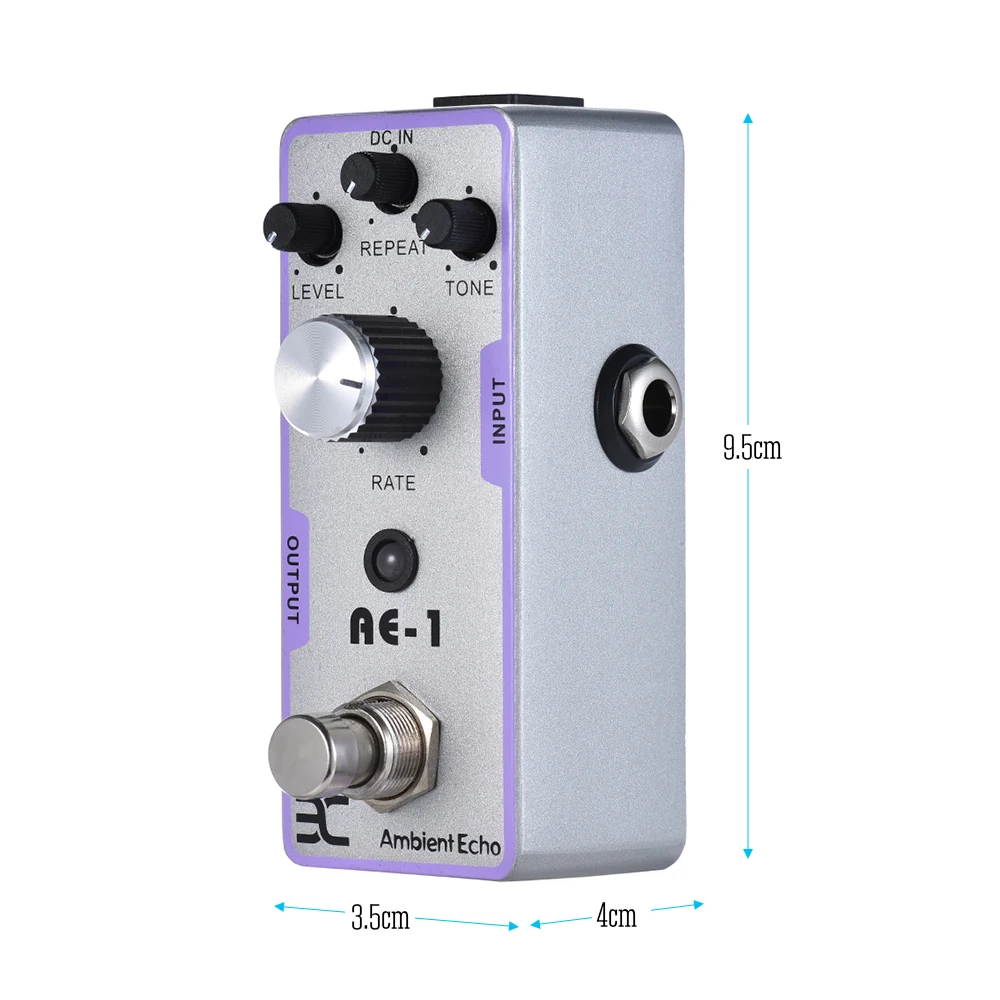 EX AE 1 Электрогитары окружающей среды эффект эхо для езды на велосипеде с полным