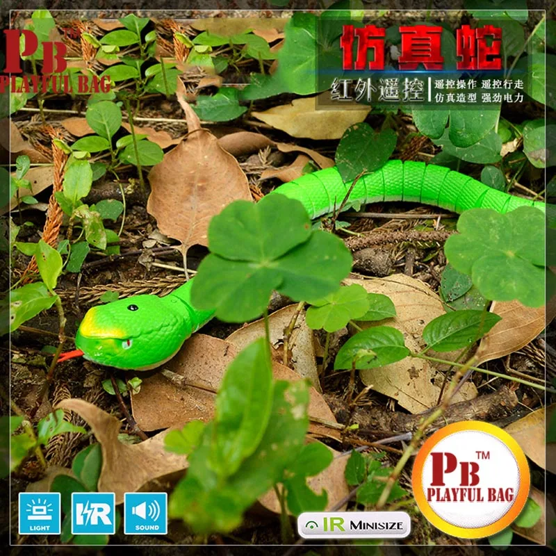 2018 new snake tricky high simulation of infrared remote control animal model spoof puzzle toys | Игрушки и хобби
