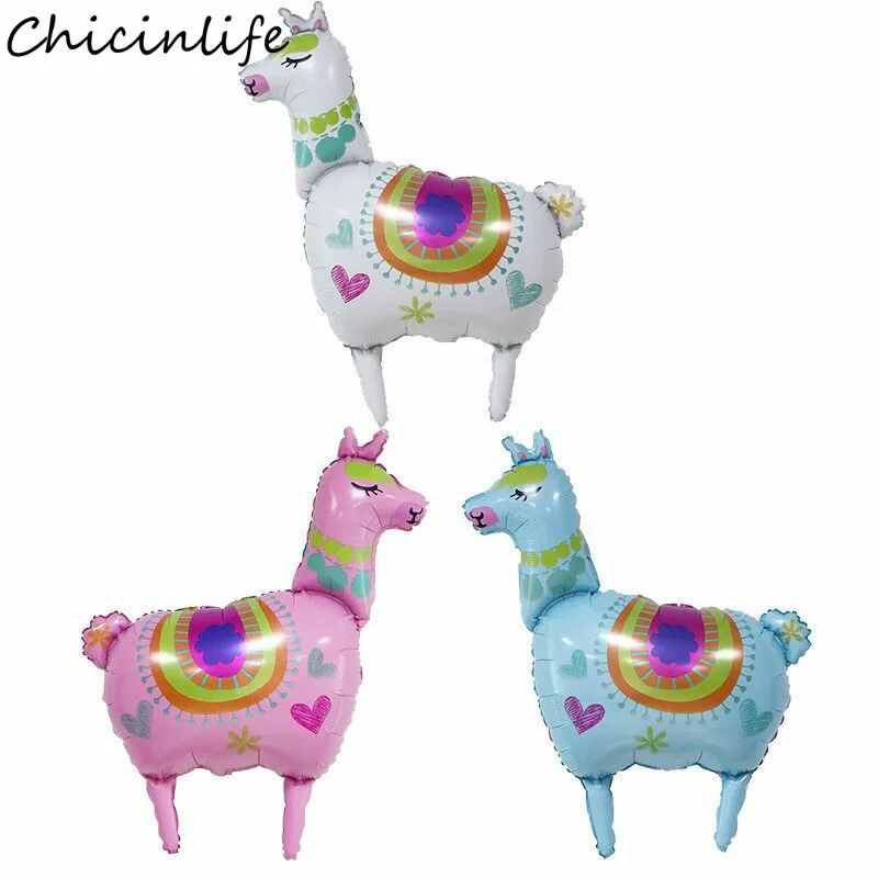 Chicinlife 1 шт. альпака лама фольга воздушный шар день рождения вечеринка детский душ