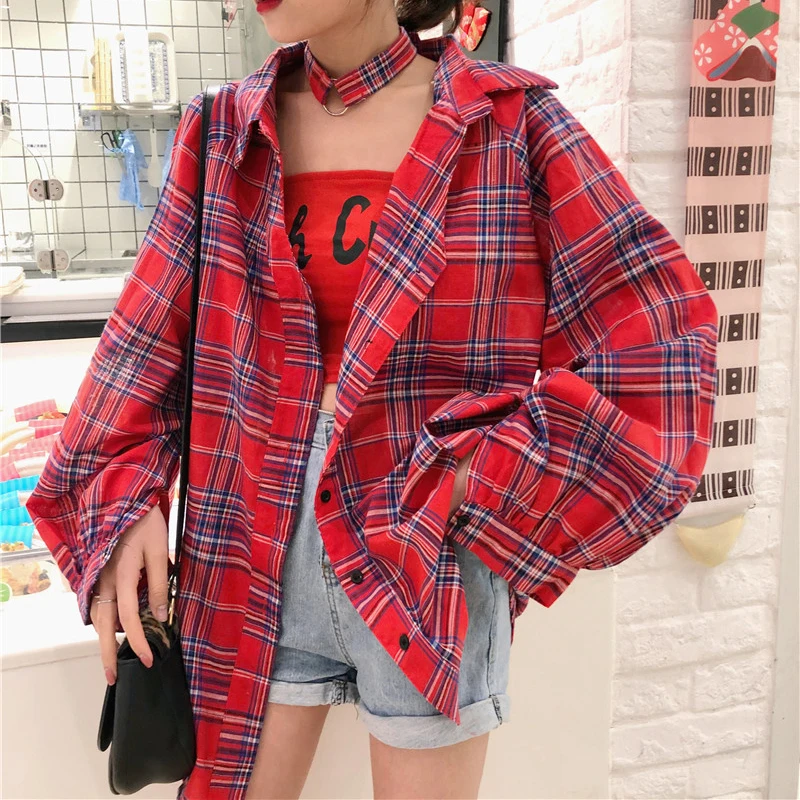 Костюм для джазовых танцев топы женщин 2 шт. клетчатая рубашка + накидка на грудь