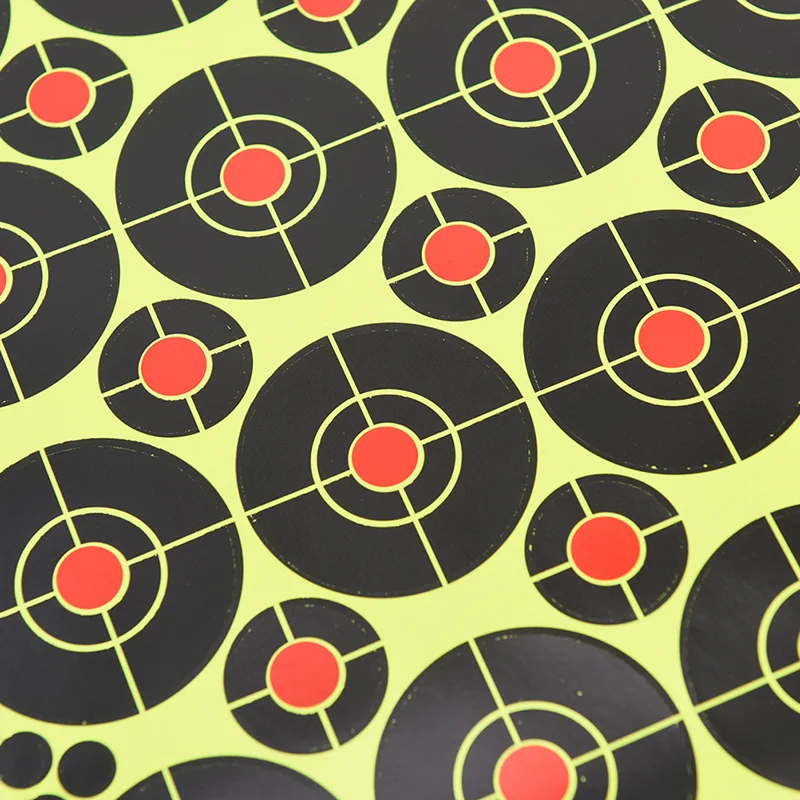 Светящаяся бумага для стрельбы черная и желтая мишень охоты из лука