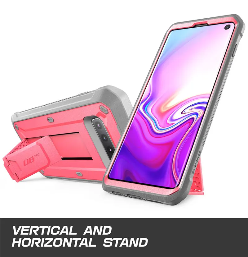 SUP чехол UB Pro для samsung Galaxy S10 чехол 6,1 дюймов полный корпус прочная подставка чехол Чехол без встроенной защиты экрана