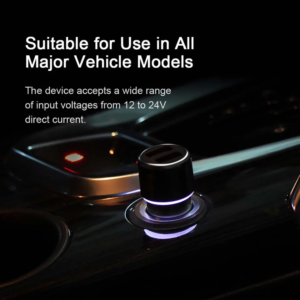 Оригинальное автомобильное зарядное устройство Xiao mi Quick Charge 18 Вт QC 3,0 Dual USB для планшета, быстрое автомобильное зарядное устройство для iPhone, адаптер для мобильных телефонов в автомобиле