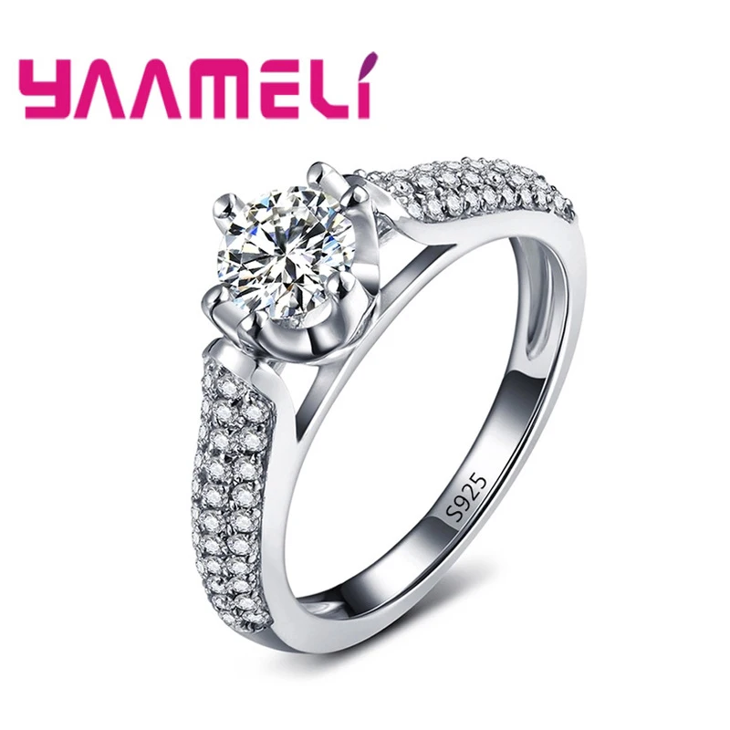 Элегантный аксессуар для женщин Свадебные обручальные кольца на палец из