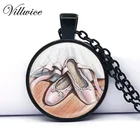 Ожерелье-чокер женскоеМужское, с подвеской в виде балерины