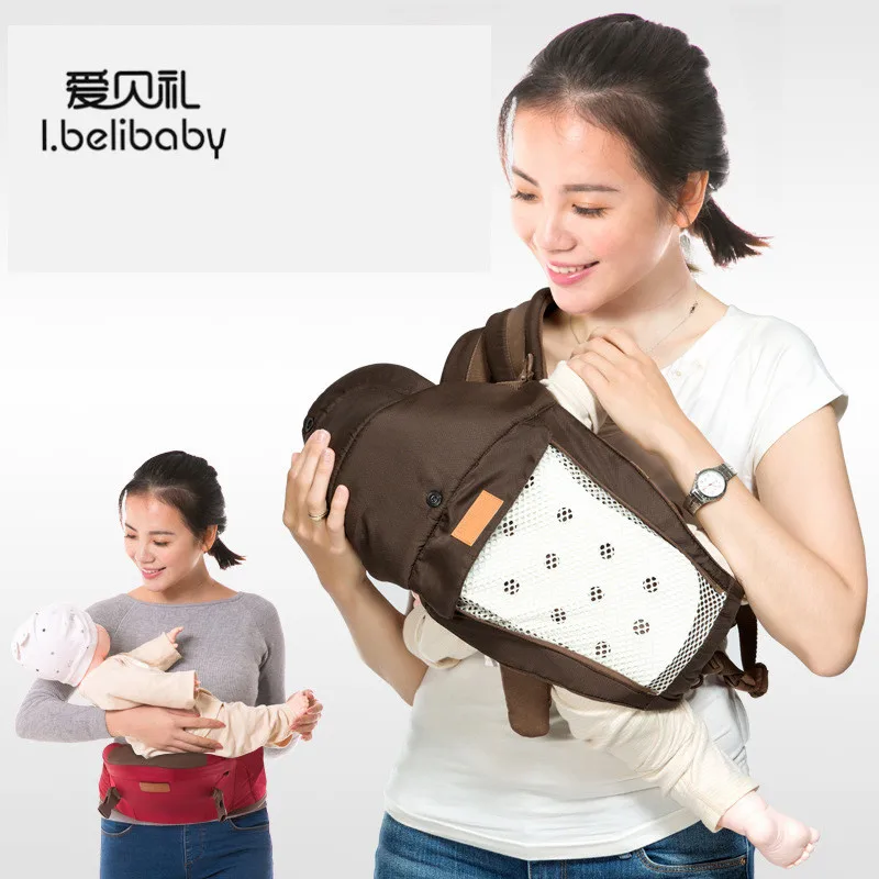 Ibelibaby Детские переноски дышащие hip Baby carrier мягкие натуральные обертывания рюкзак