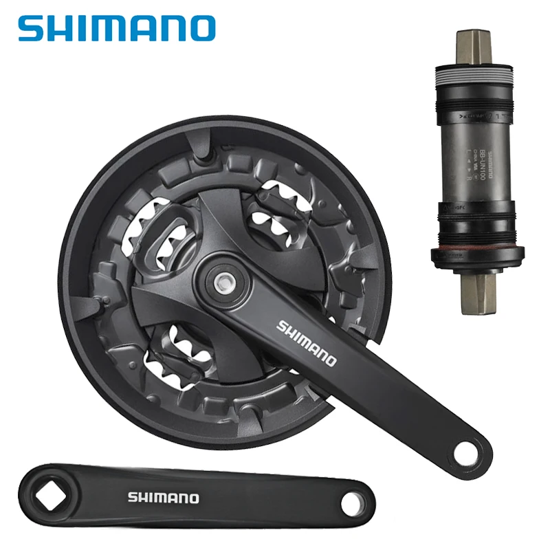 Shimano MT100 crankset MTB горный велосипед 7/8/9 скорость 40T 170 мм crank set | Спорт и развлечения