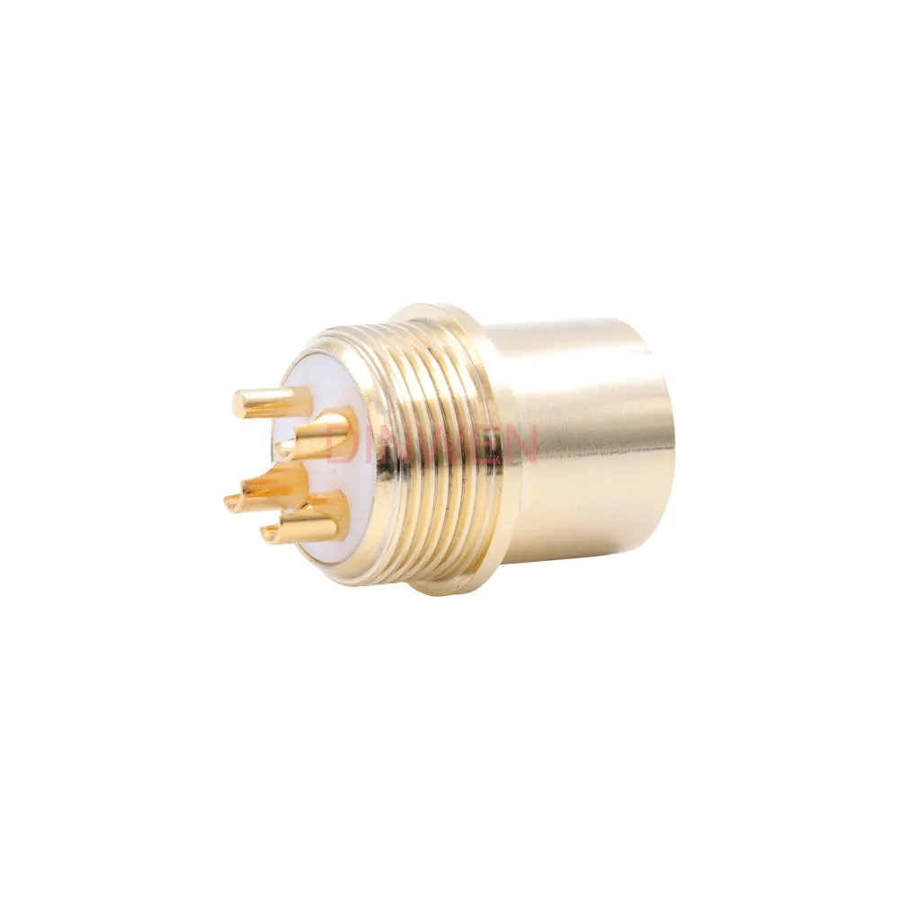 Выборг 99.998% Чистая медь 3PIN Мужской Женский XLR разъем Jack Hifi аудио микрофонный кабель адаптер баланса 24K покрытие золотом и родием
