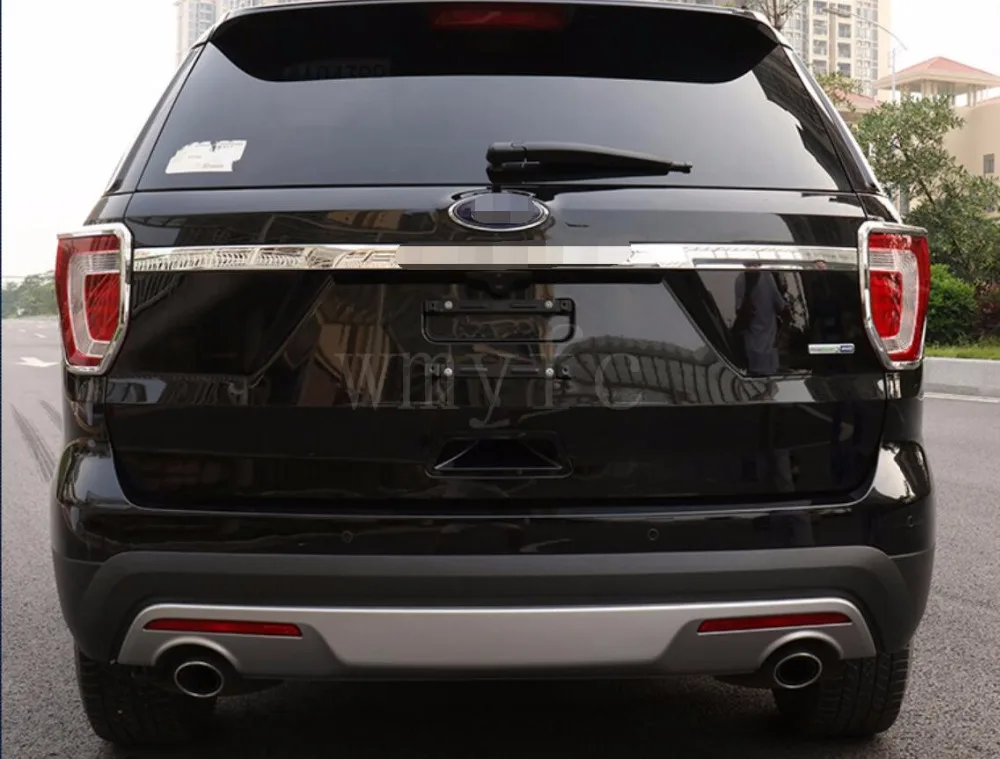Подходит для нового Ford Explorer 2016 2017 2018 2019 ABS хромированный задний фонарь крышка