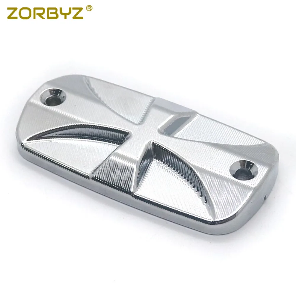 ZORBYZ мотоциклетная хромированная алюминиевая Крестовая передняя крышка