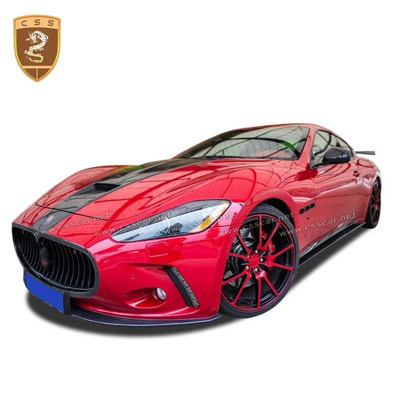Csscar MS Стиль углерода спойлер багажника крылья подходит для Maserati GT высокого