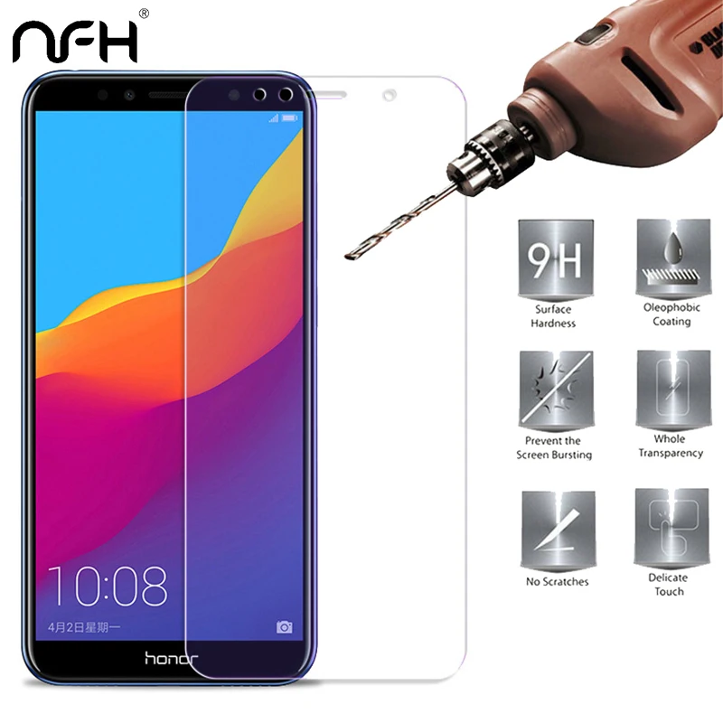 Закаленное стекло премиум-класса 9H для Huawei Y6 prime Y5 2018 защита экрана на Honor 7A Pro