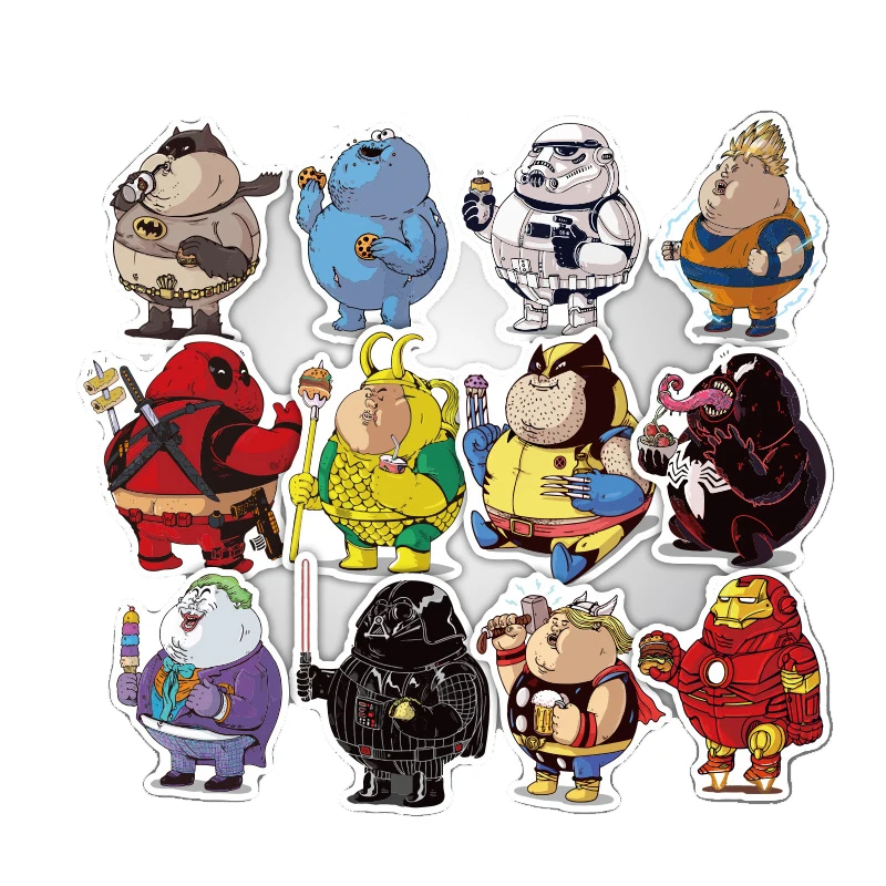 33 шт/лот наклейка s Fatty Star wars модный стиль граффити для мото автомобиля чемодан
