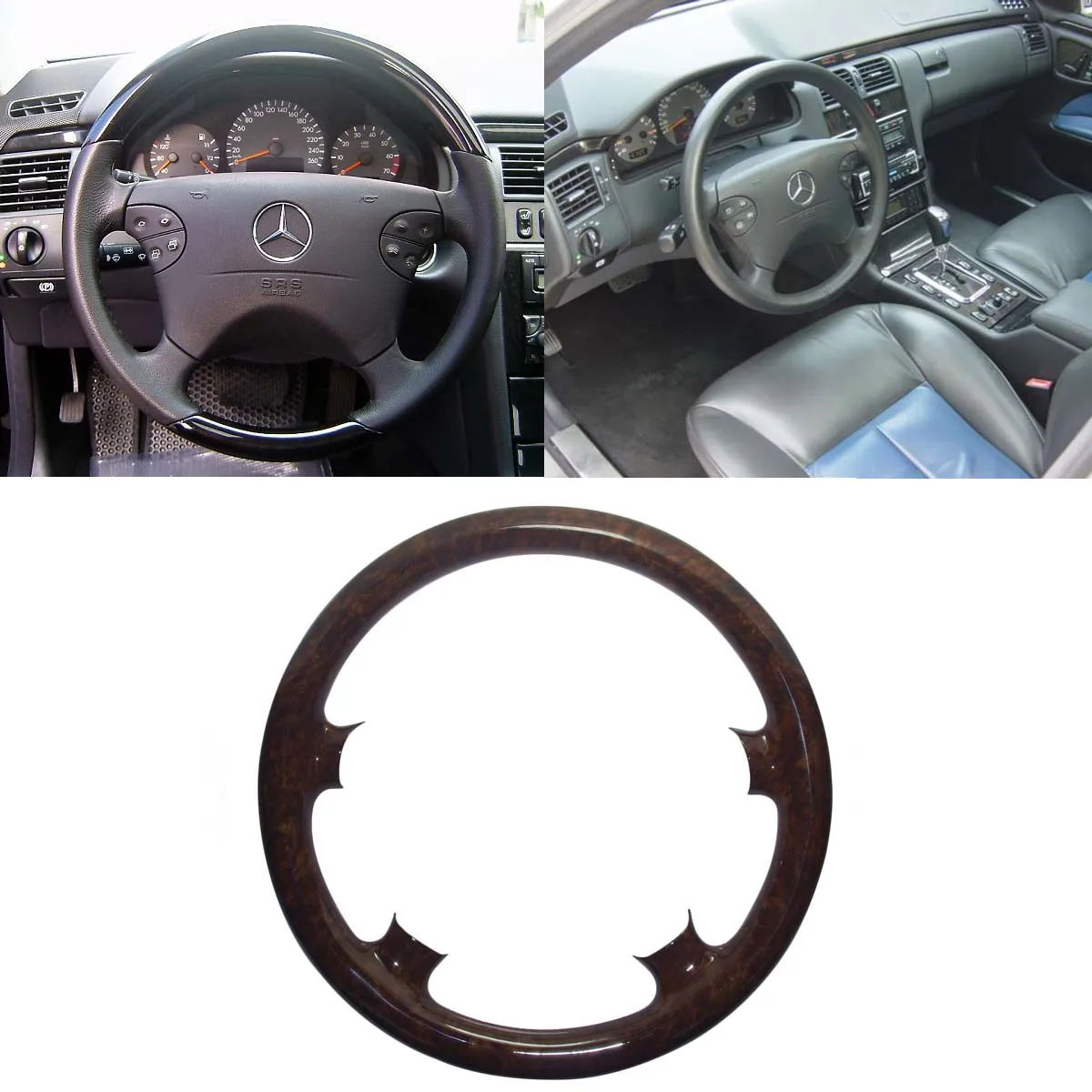 Чехол для руля Mercedes Benz 00-02 W210 EE320 E430 1997-2002 W208 C208 A208 CLK CLK320 CLK430 CLK55 | Автомобили и