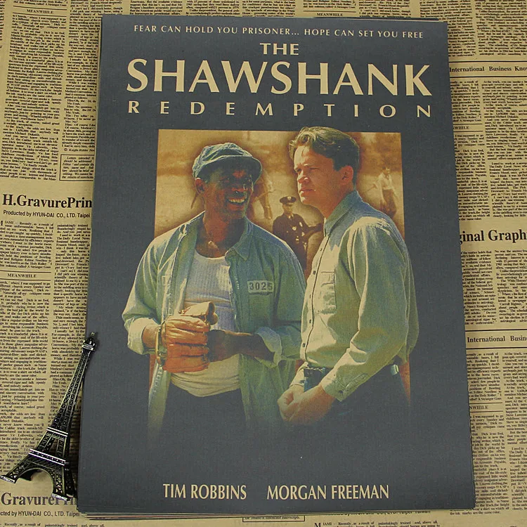 Shawshank Redemption классический старый фильм плакаты ретро ностальгия крафт вдохновляющая декоративная живопись, плакаты, живопись ядро