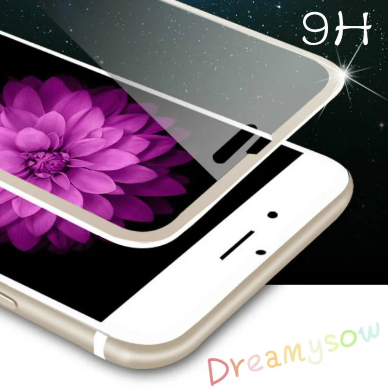 DREAMYSOW 9H полное покрытие 3D закаленное стекло для iphone 6 Plus 6S 7 Защита экрана