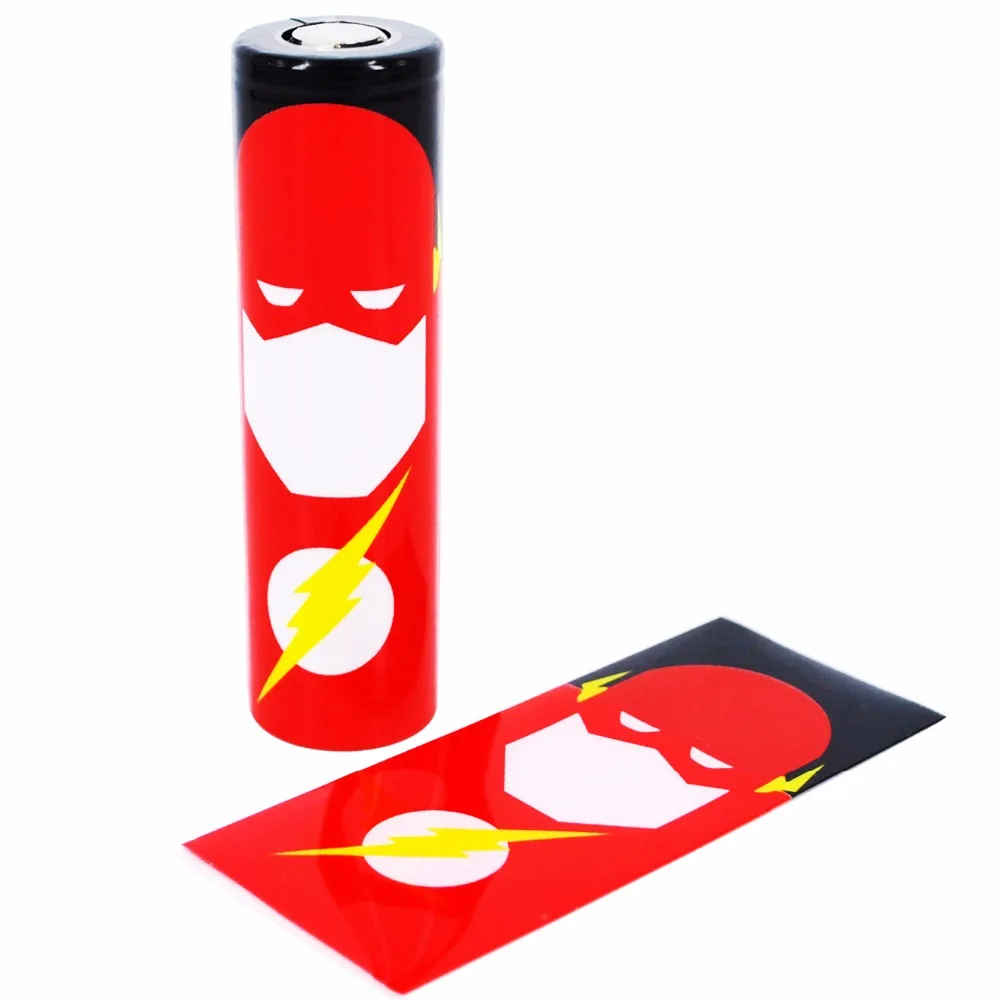 E XY 10 шт. 18650 батарея Super Hero серия защищенная обертка аксессуары для электронных