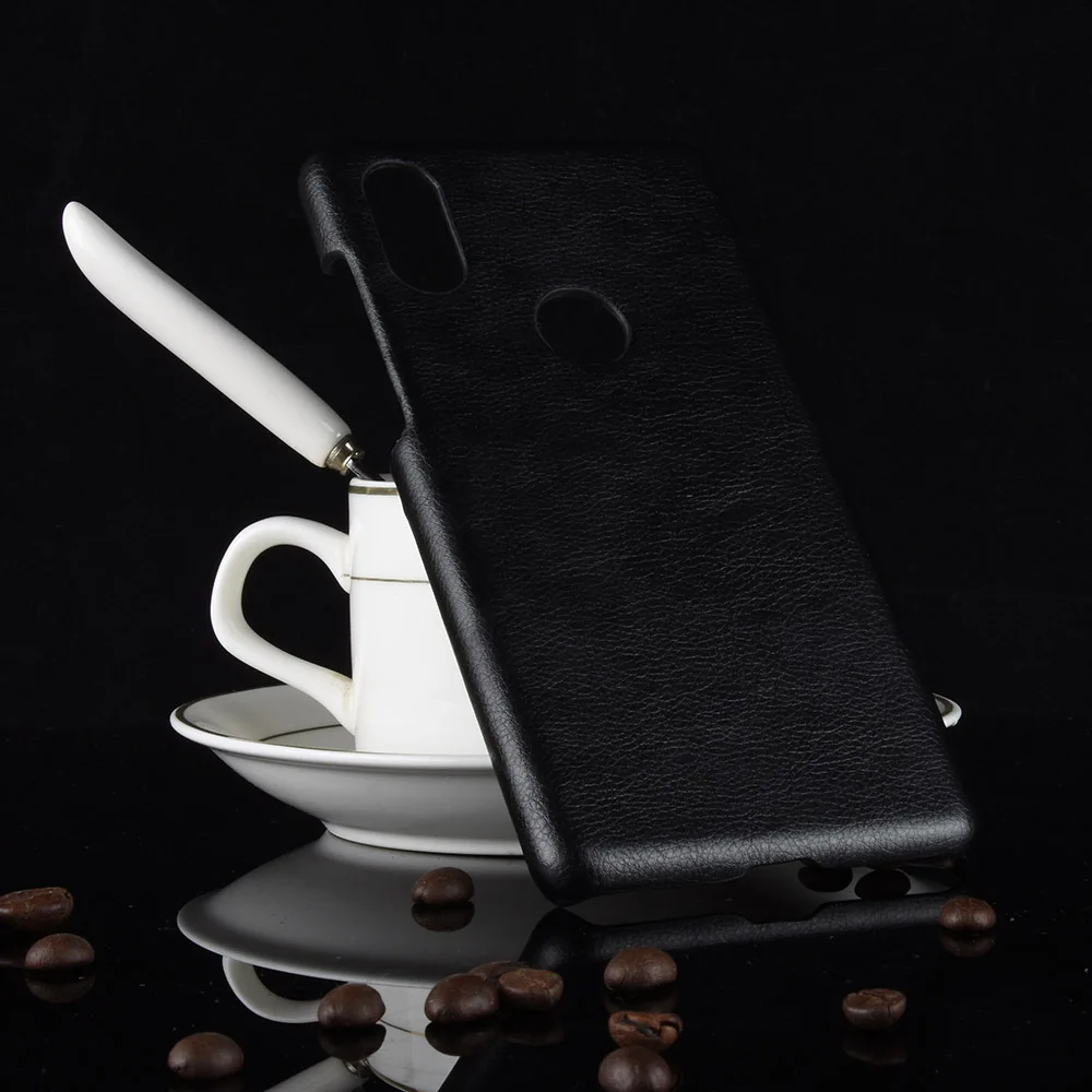 Ультра тонкие Чехлы для Xiaomi Mi Mix 2S чехол личи Кожа шаблон PU кожа и PC Обложка книги