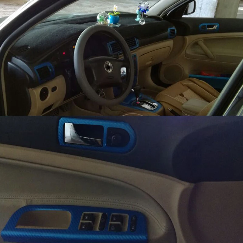 Для Volkswagen VW Passat B5 интерьер Центральная панель управления дверная ручка 3D/5D