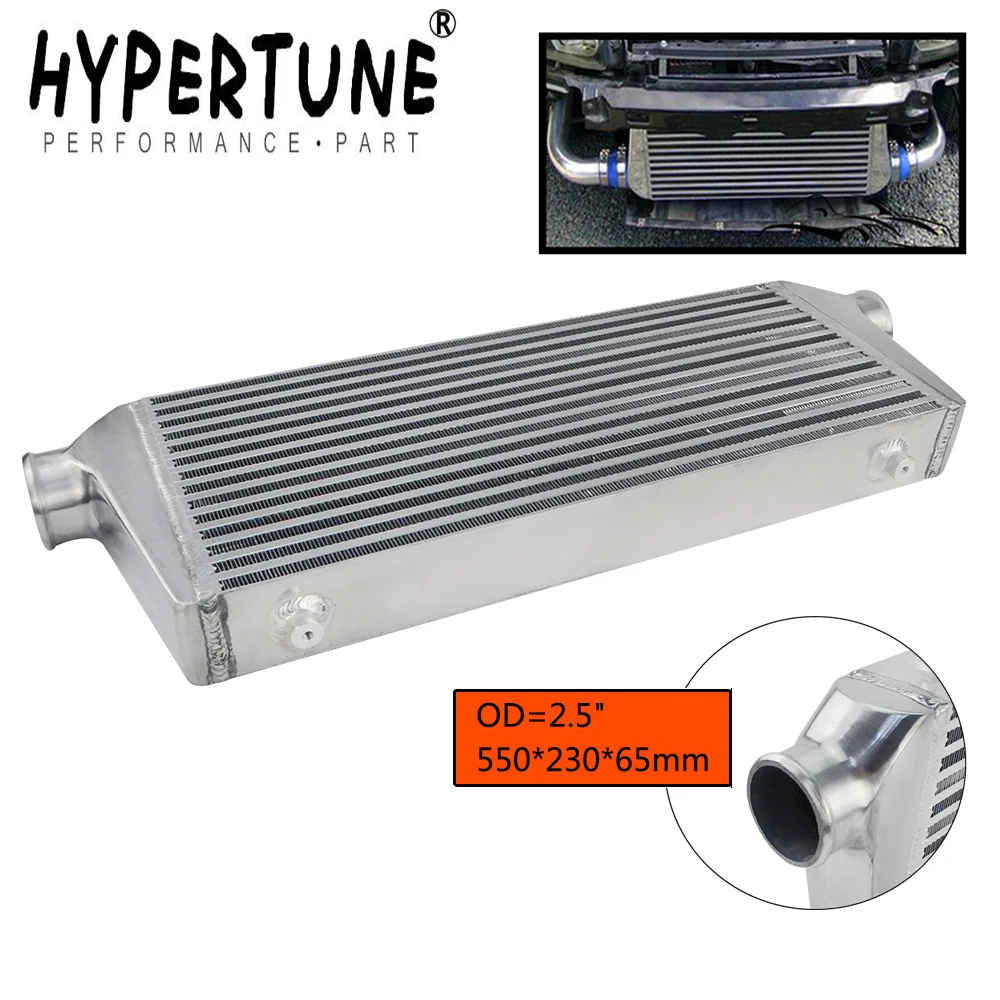Hypertune 550*230*65 мм универсальный турбо интеркулер bar & plate OD = 2 5 дюйма|Радиаторы и