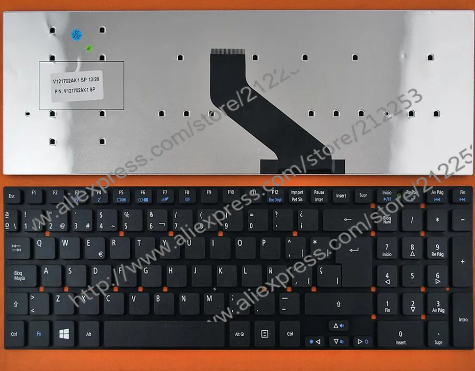 5 шт./лот испанская клавиатура для acer Aspire 5830 5830G T 5830TG 5755 5755G V3 571g 551 v3 771G шлюз NV55