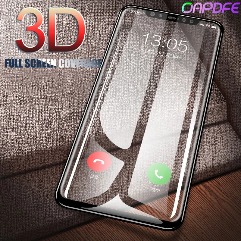 3D полное покрытие из закаленного стекла для Xiaomi mi 8 Lite SE Note 3 Защита экрана для mi A1 A2 5X6 6X защитная пленка на Pocophone F1
